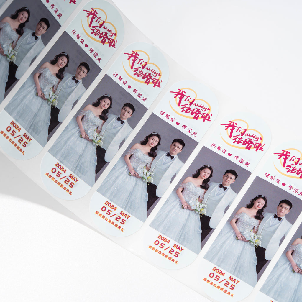 耐用定制新设计标志品牌矿泉水饮料标签防水时尚双印贴纸每瓶