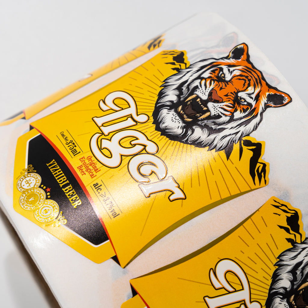 定制品牌防水饮料标签标志啤酒葡萄酒包装瓶贴纸耐用新设计为您的瓶装饮料