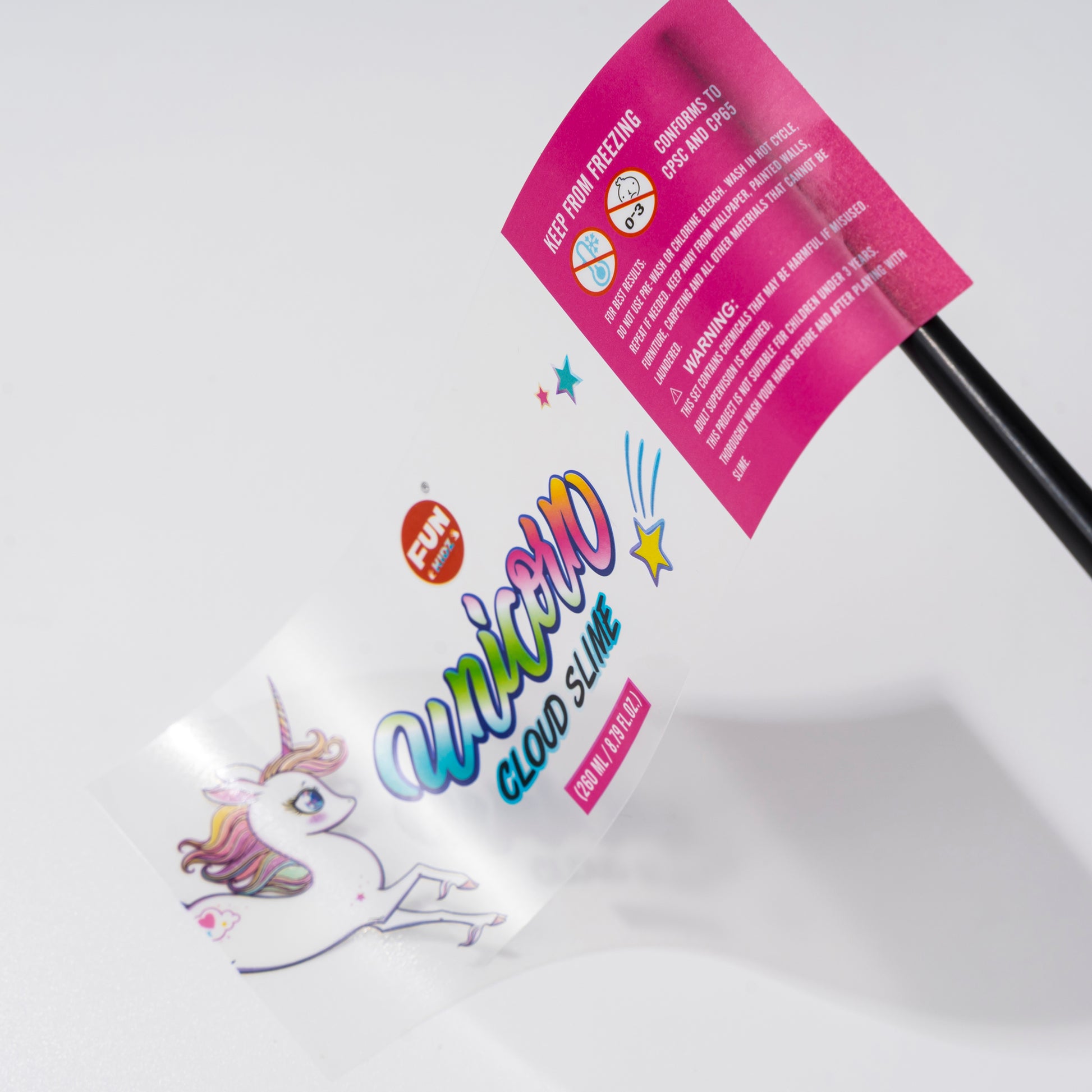 标志自有品牌玩具食品饮料防水饮料标签高耐久性定制光泽贴纸，具有新鲜设计