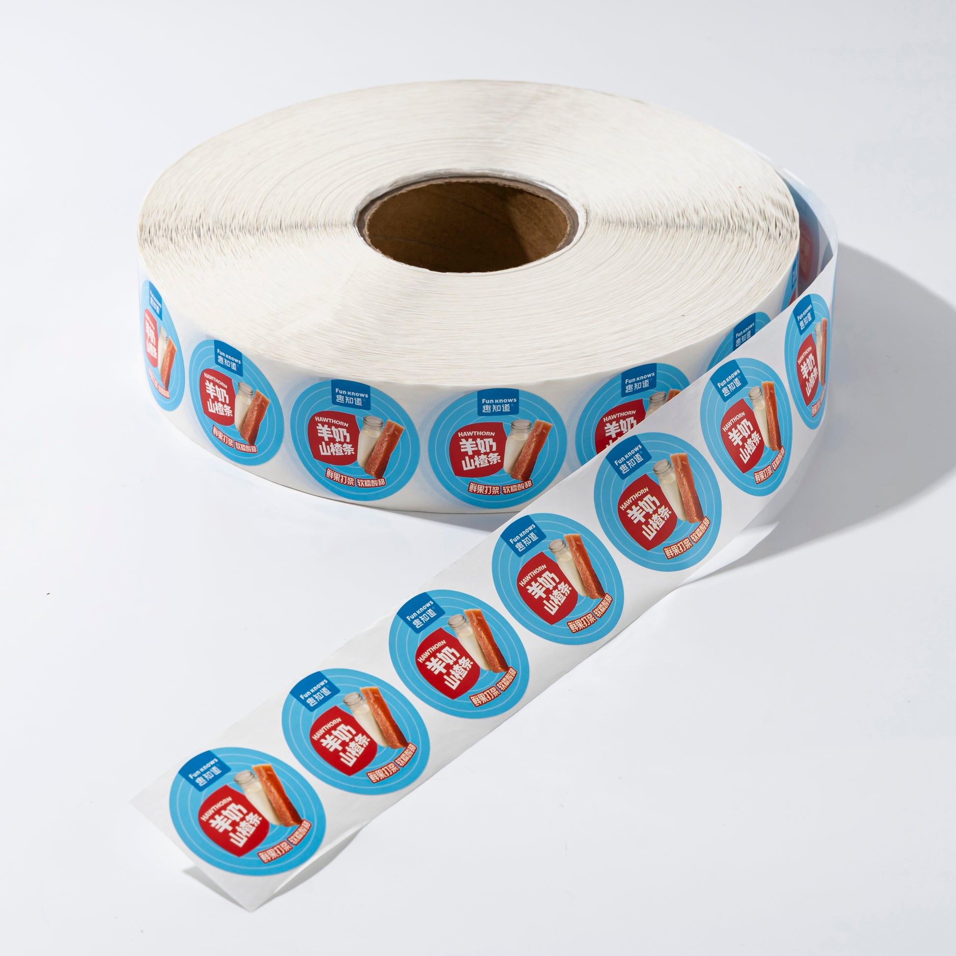 厂家直销合成纸食品标签PVC PP防水贴纸-光泽消失涂层和模切徽标定制