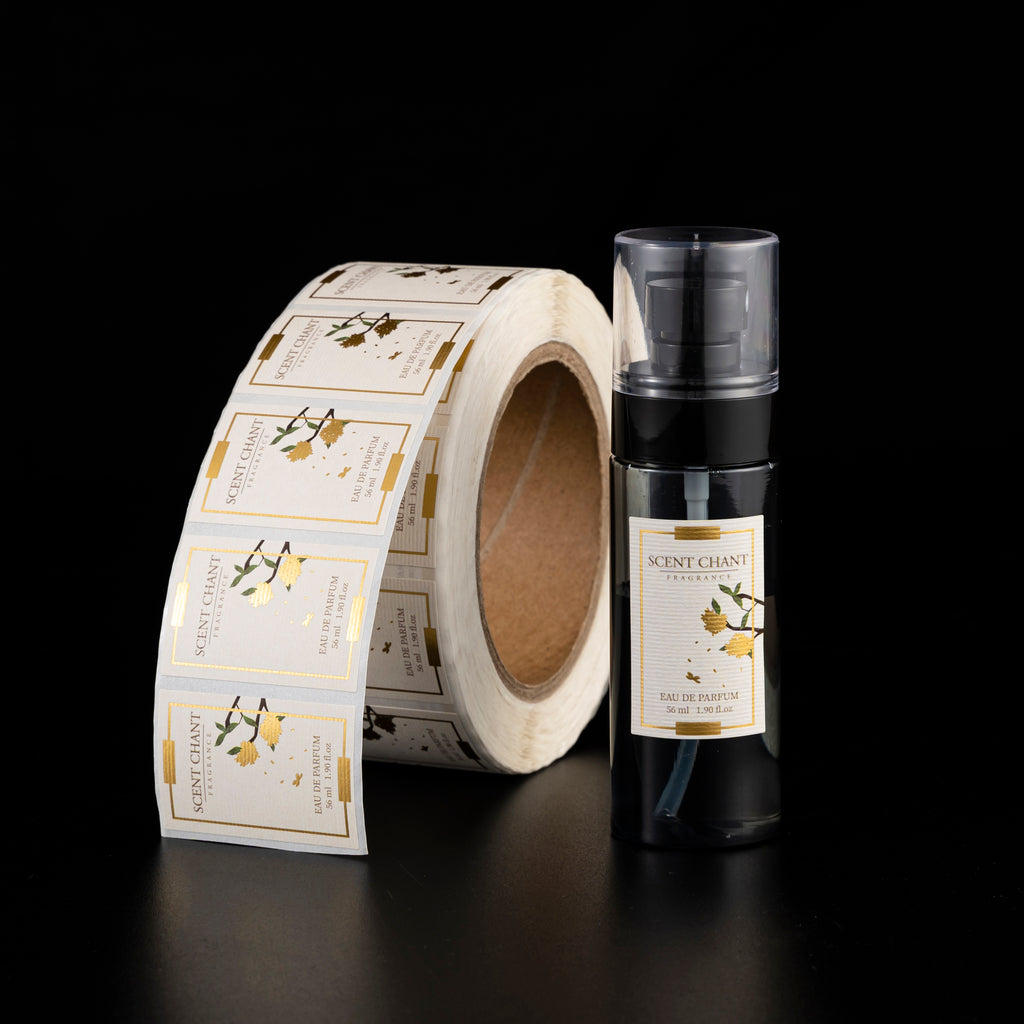 定制私人红酒饮料标签产品贴纸铝PVC PET乙烯基压花烫印印花贴纸