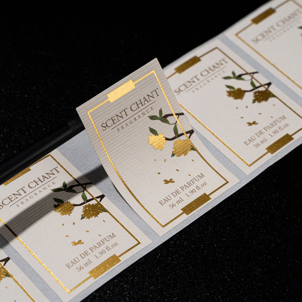 定制私人红酒饮料标签产品贴纸铝PVC PET乙烯基压花烫印印花贴纸