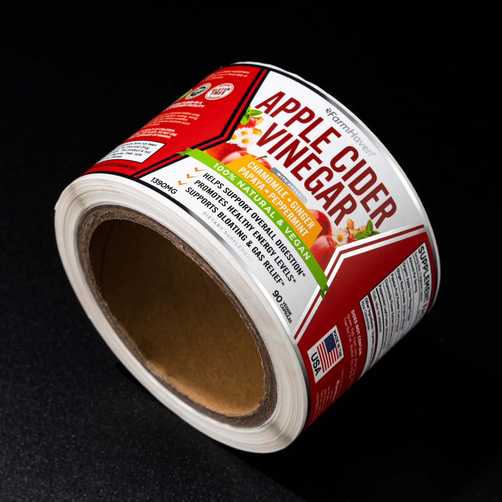 精细设计定制标志品牌铝压花瓶签金属亮银标志葡萄酒饮料烫印包装贴纸