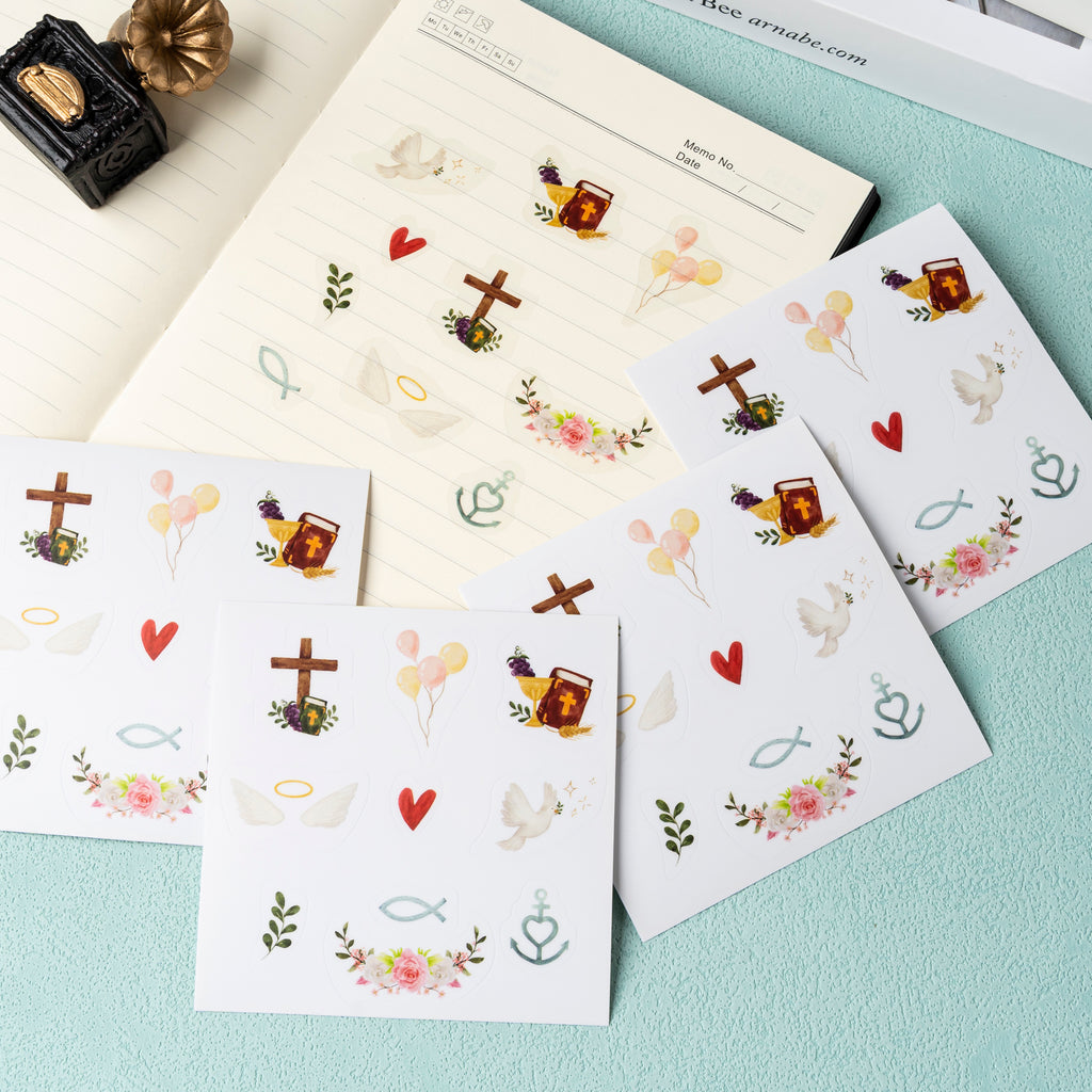 定制公司标志可打印聚氯乙烯乙烯基不干胶纸整页紫外印刷镀金全息卡通标签贴纸