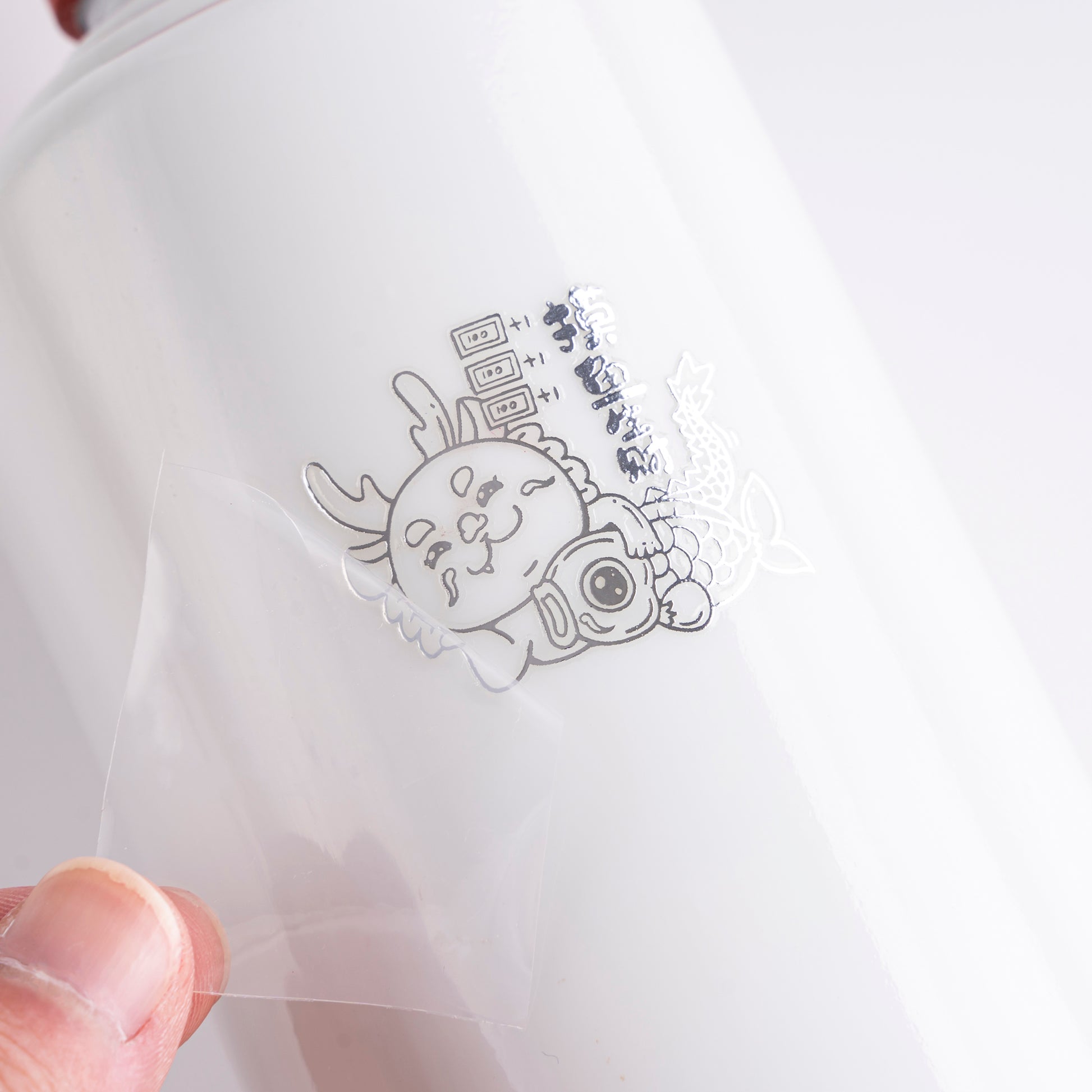 高品质公司标志紫外线转移贴纸包装标签乙烯基强力粘合剂防水紫外线dtf贴纸