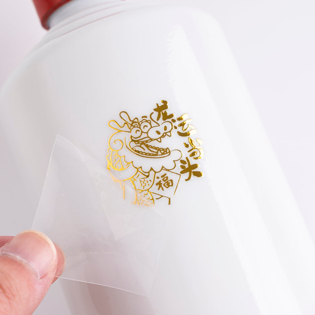 高品质公司标志紫外线转移贴纸包装标签乙烯基强力粘合剂防水紫外线dtf贴纸