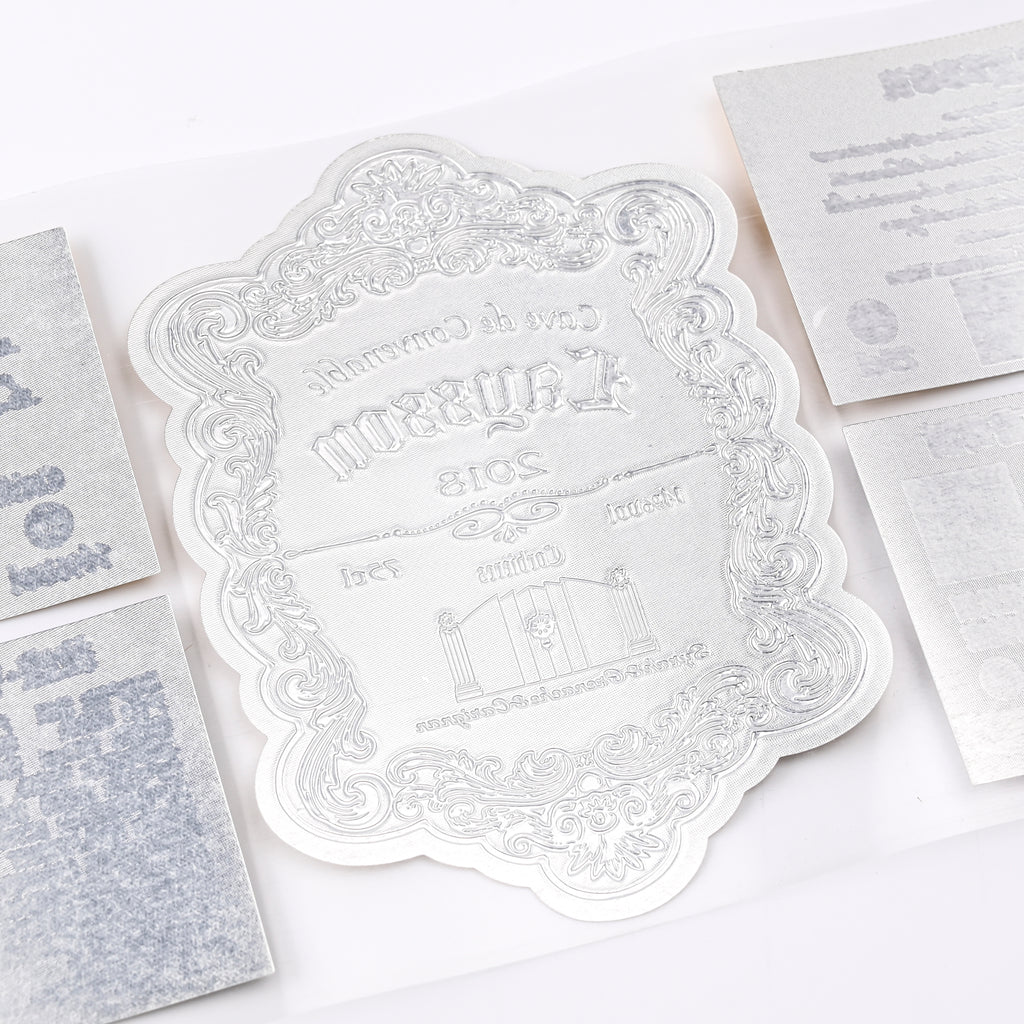 定制标志贴纸饮料食品葡萄酒活力设计宠物起泡压花高端厂家直销迷人交易快乐