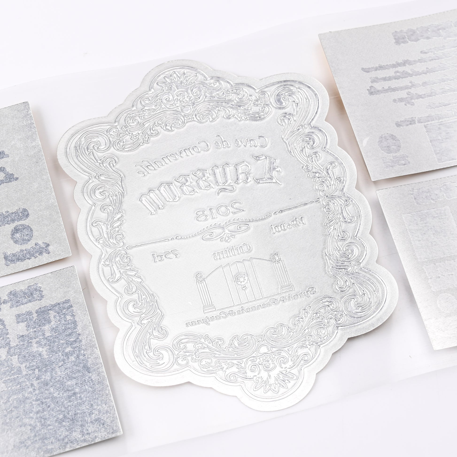 定制标志贴纸饮料食品葡萄酒活力设计宠物起泡压花高端厂家直销迷人交易快乐