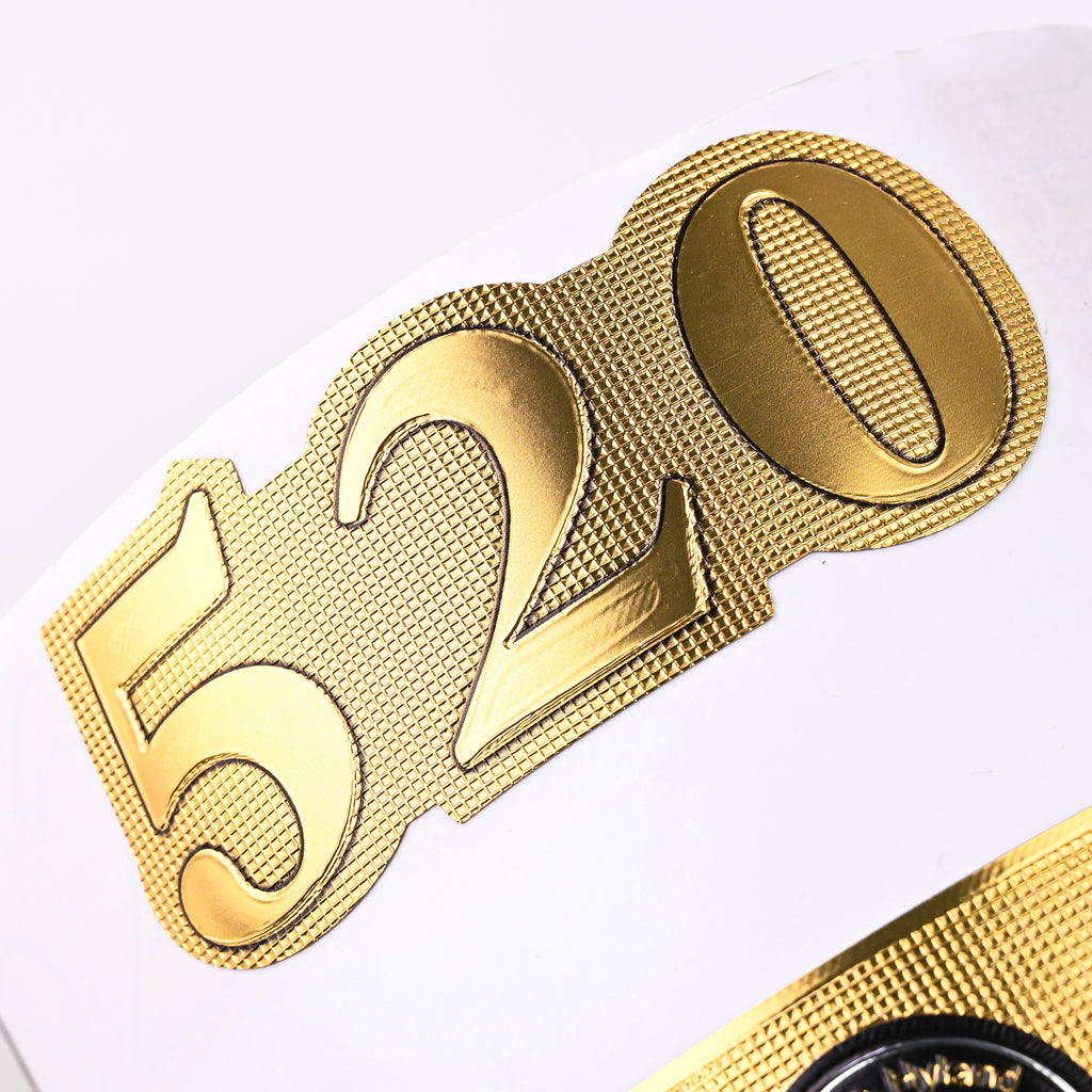 定制金色黑色压花乙烯基聚酯聚氯乙烯金属铝葡萄酒酒精饮料标签贴纸啤酒厂