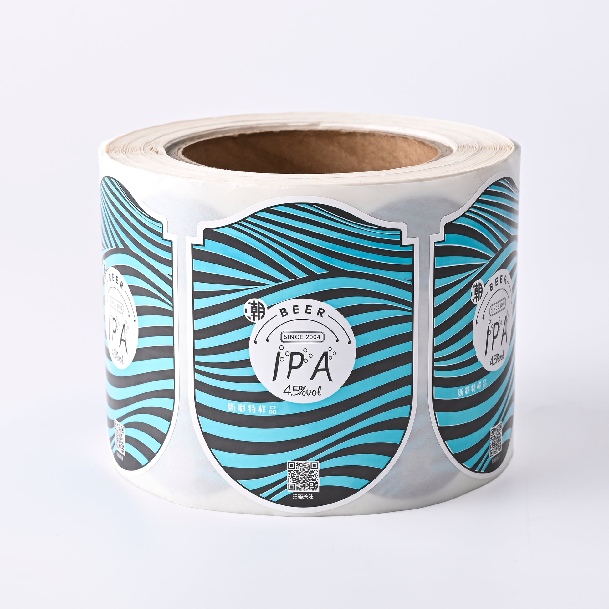 定制Logo饮料酒贴巧妙设计PVC华丽压花高端厂家直销上诉折扣惊喜